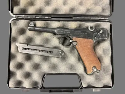 LH112FA1 - Erma LA 22 .22 LR Luger-Style Semi-Automatic Pistol