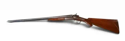 CJ312FA1 - Russell-Arms Co. Belgian 12 Ga. Double Barrel Hammer Shotgun