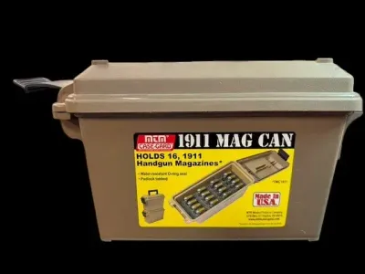 LH-162-FA2 - 16 1911-Style .45 ACP-Type Magazines incl. Wilson Combat with MTM Mag Can