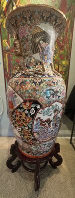 Sale Photo Thumbnail #169: Chinese Vase- Aprox. 3-4 feet tall