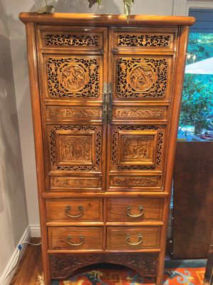 Sale Photo Thumbnail #30: Antique Refinished Chinese Cabinet