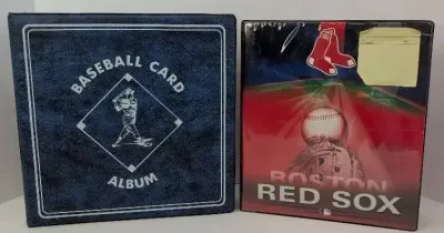2 Baseball Card Binders