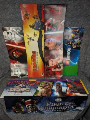 Movie Advertisement Cardboard Poster Collection