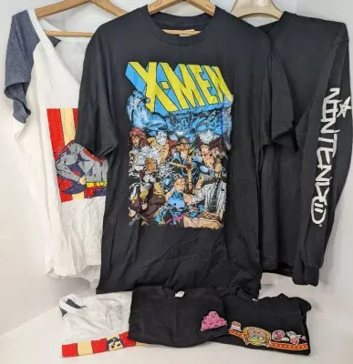 Video Game and Comic Themed T-Shirt Collection