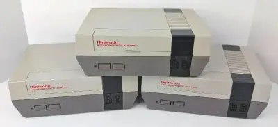 3 Nintendo Entertainment System Consoles