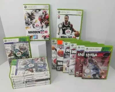 XBOX 360 Madden & NBA Game Collection