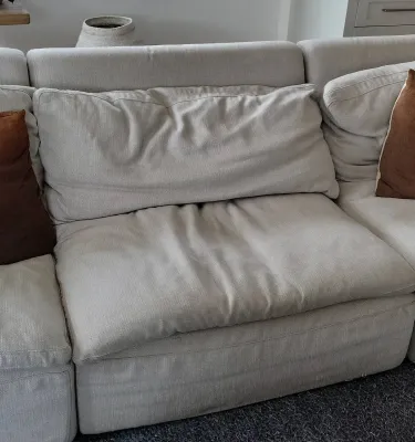 THREE CENTER SOFA PIECES BY RESTORATION HARDWARE 