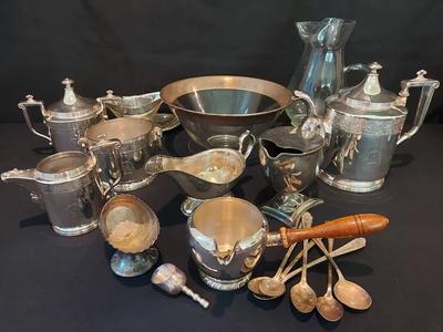 SILVER-PLATED ASSORTMENT - REED & BARTON AND MORE