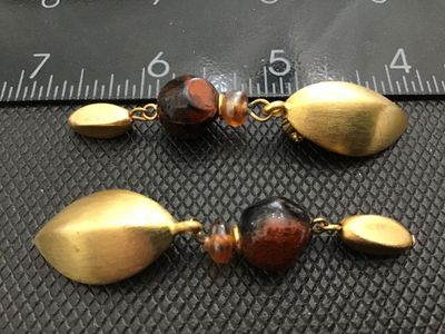 Signed Designer Earrings Vintage