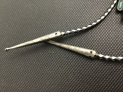 Vintage Native American Style Thunderbird Katchina Bolo Tie