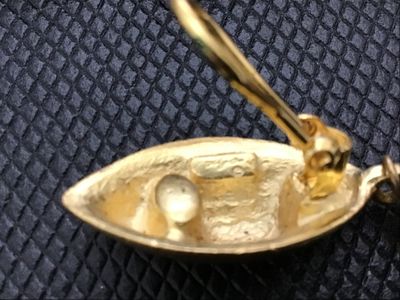 Signed Designer Earrings Vintage