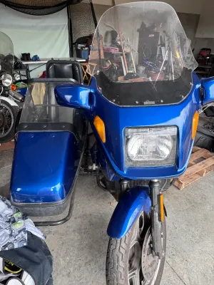 1987 BMW K100 LT Motorcycle w/ EML Sidecar