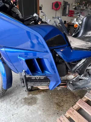 1987 BMW K100 LT Motorcycle w/ EML Sidecar