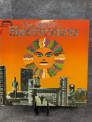 Dick Hyman 'The Age of Electronicus' 12-inch vinyl LP album on Command Records, released in 1969 with psychedelic cover art.