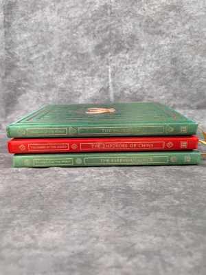 Three volumes from the "Treasures of the World" book series by Stonehenge Press, including "The Pharaohs," "The...