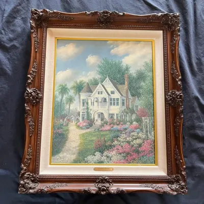 Sale Photo Thumbnail #32: 32 dennis patrick lewan victorian dreams hand retouched canvas