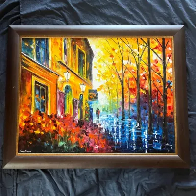 Sale Photo Thumbnail #4: 4 leonid afremov signed original oil painting on canvas