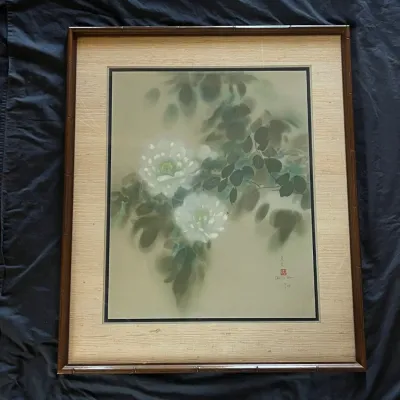 Sale Photo Thumbnail #13: 13 david lee signed numbered floral lithograph