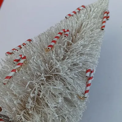 LOT 129: Department 56 North Pole Series Santa's Visiting Center Gift Set with Village Icicle Trees