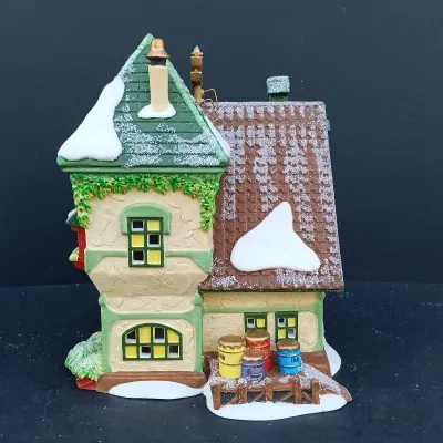 LOT 130: Department 56 North Pole Series Hall of Records, The Glacier Gazette and Early Rising Elves
