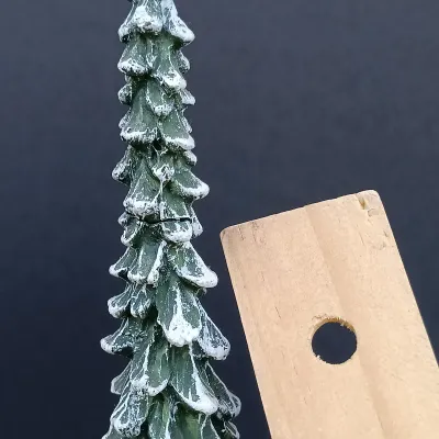 LOT 125: Department 56 North Pole Series Start a Tradition Set with Pencil Pines