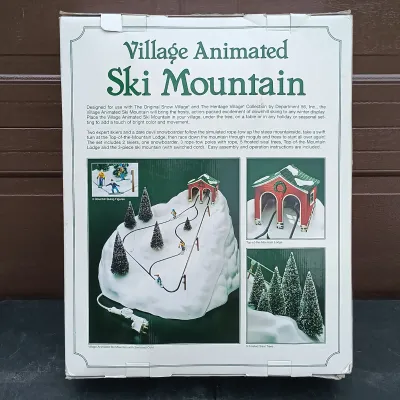 LOT 178: Department 56 Village Animated Ski Mountain