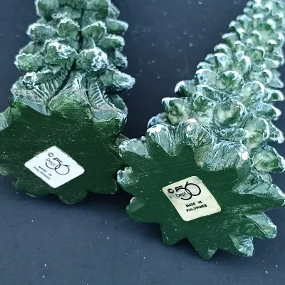 LOT 125: Department 56 North Pole Series Start a Tradition Set with Pencil Pines