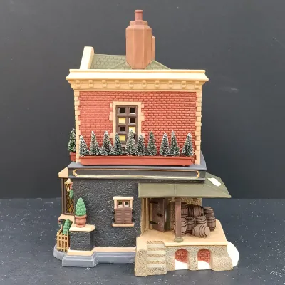 LOT 165: Department 56 The Horse and Hounds Pub, Alpine Villagers and Harvest Time