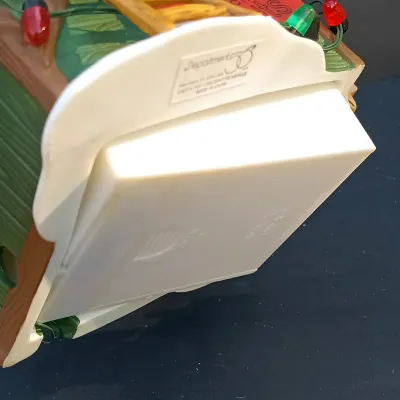 LOT 131: Department 56 Peppermint Skating Party, Untangle the Christmas Lights, A Busy Elf and Elf Bunkhouse