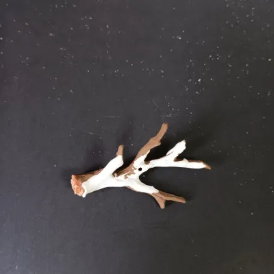 LOT 174: Department 56 Winter Oak Trees, Frosted Bare Branch Trees, Winter Birch Tree & 1988 Collectors Book
