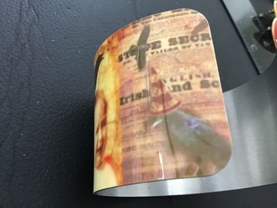 Halloween Vintage-Style Collage Metal Cuff Bracelet