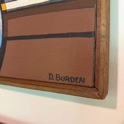 D. Burden "Untitled" Original Acrylic Painting (B1-BM)