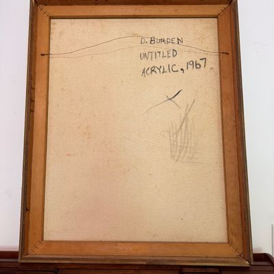 D. Burden "Untitled" Original Acrylic Painting (B1-BM)