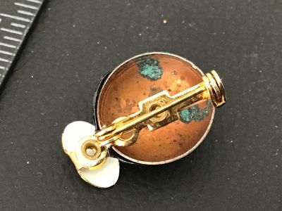 Vintage Enamel Bumblebee Brooch Pin