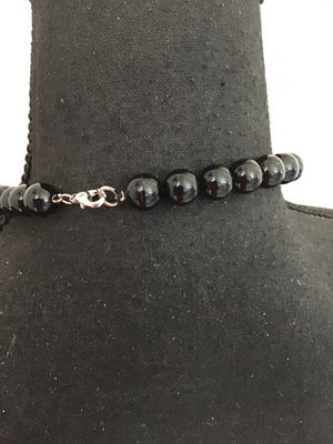 Vintage Zebra Motif Beaded Necklace