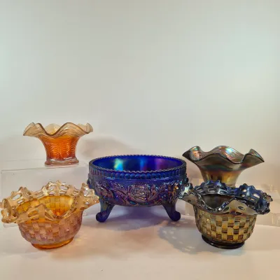 LOT 111: Collection of Carnival Glass from Fenton & Imperial Glass
