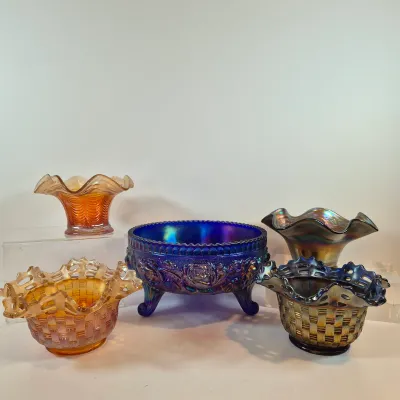 LOT 111: Collection of Carnival Glass from Fenton & Imperial Glass