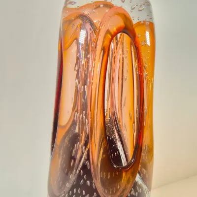 LOT 36: Adam Jablonski Signed Art Glass Sculpture 12.5"