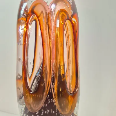 LOT 36: Adam Jablonski Signed Art Glass Sculpture 12.5"