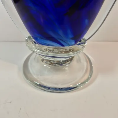 LOT 40: Rosetree New Orleans 18" Art Glass Vase Signed