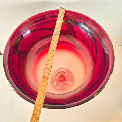 LOT 110: Adam Jablonski Signed Art Glass Vase 12"