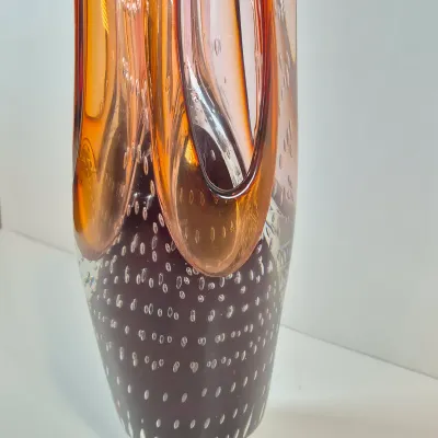 LOT 36: Adam Jablonski Signed Art Glass Sculpture 12.5"