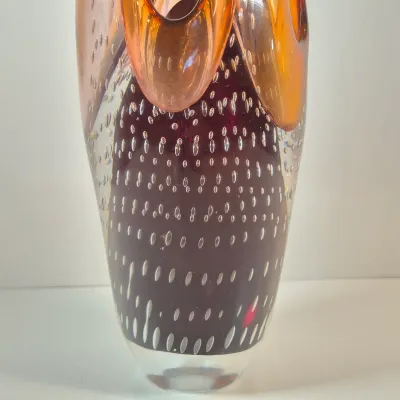 LOT 36: Adam Jablonski Signed Art Glass Sculpture 12.5"