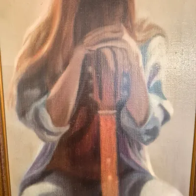LOT 52: Original Oil Painting by Hal Singer