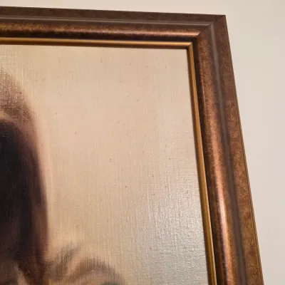 LOT 52: Original Oil Painting by Hal Singer