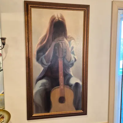 LOT 52: Original Oil Painting by Hal Singer