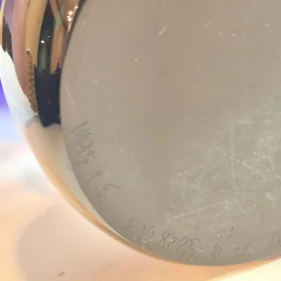 LOT 109: Steven Correia Artist Proof Acid-Etched Floral Art Glass Vase-13" Signed