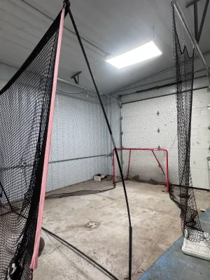 PowerNet Sports Training Net and Hockey Goal Set