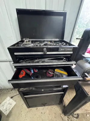 Craftsman Rolling Tool Chest with Assorted Hand Tools