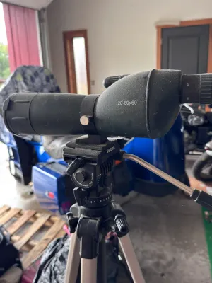 Barska 20-60x60 Spotting Scope with Velbon Videomate 607 Tripod